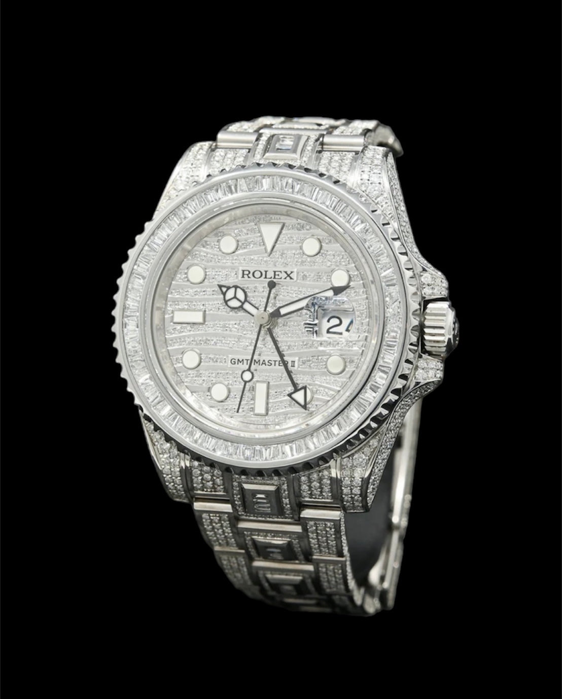 Rolex GMT MASTER II 40mm | Full Diamants đź’Ž