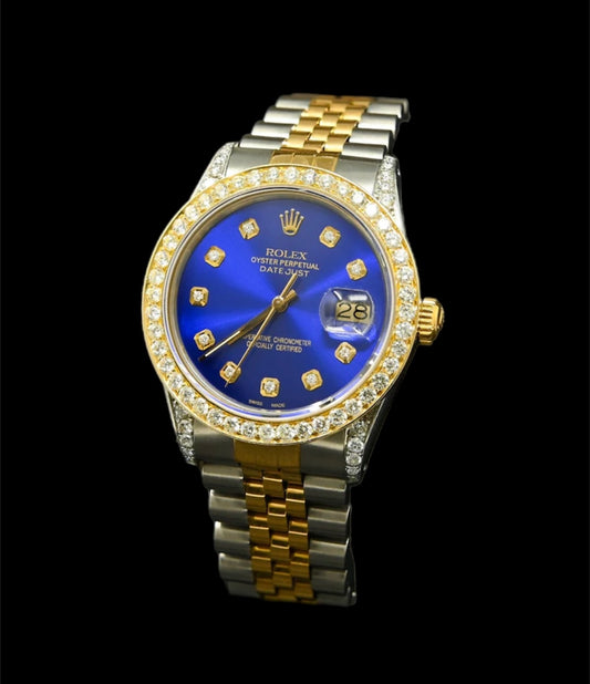 Rolex Datejust 36mm Or et Acier | 10 Diamants 🔵