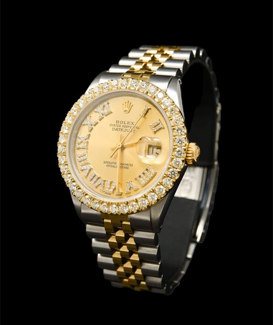 Rolex Datejust 36mm Or et Acier | Chiffre Romain 🟡
