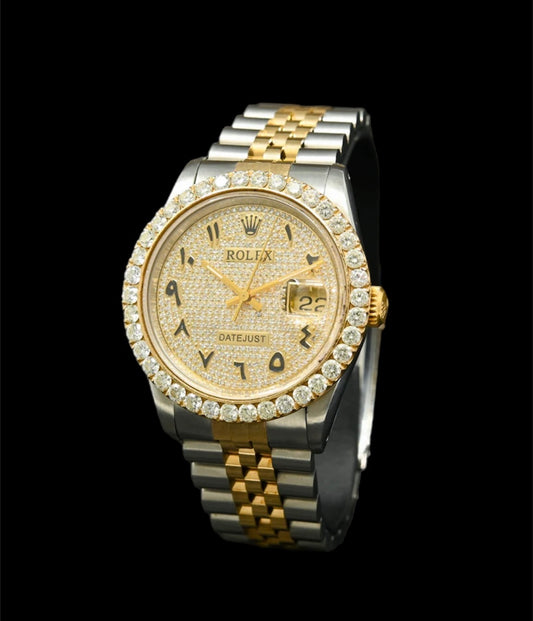 Rolex Datejust 36mm Or et Acier | Dial Custom 🟡