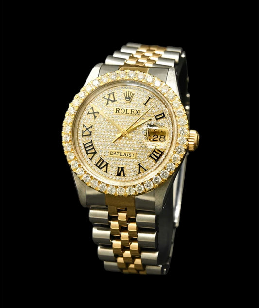 Rolex Datejust 36mm Or et Acier | Dial Custom 🟡