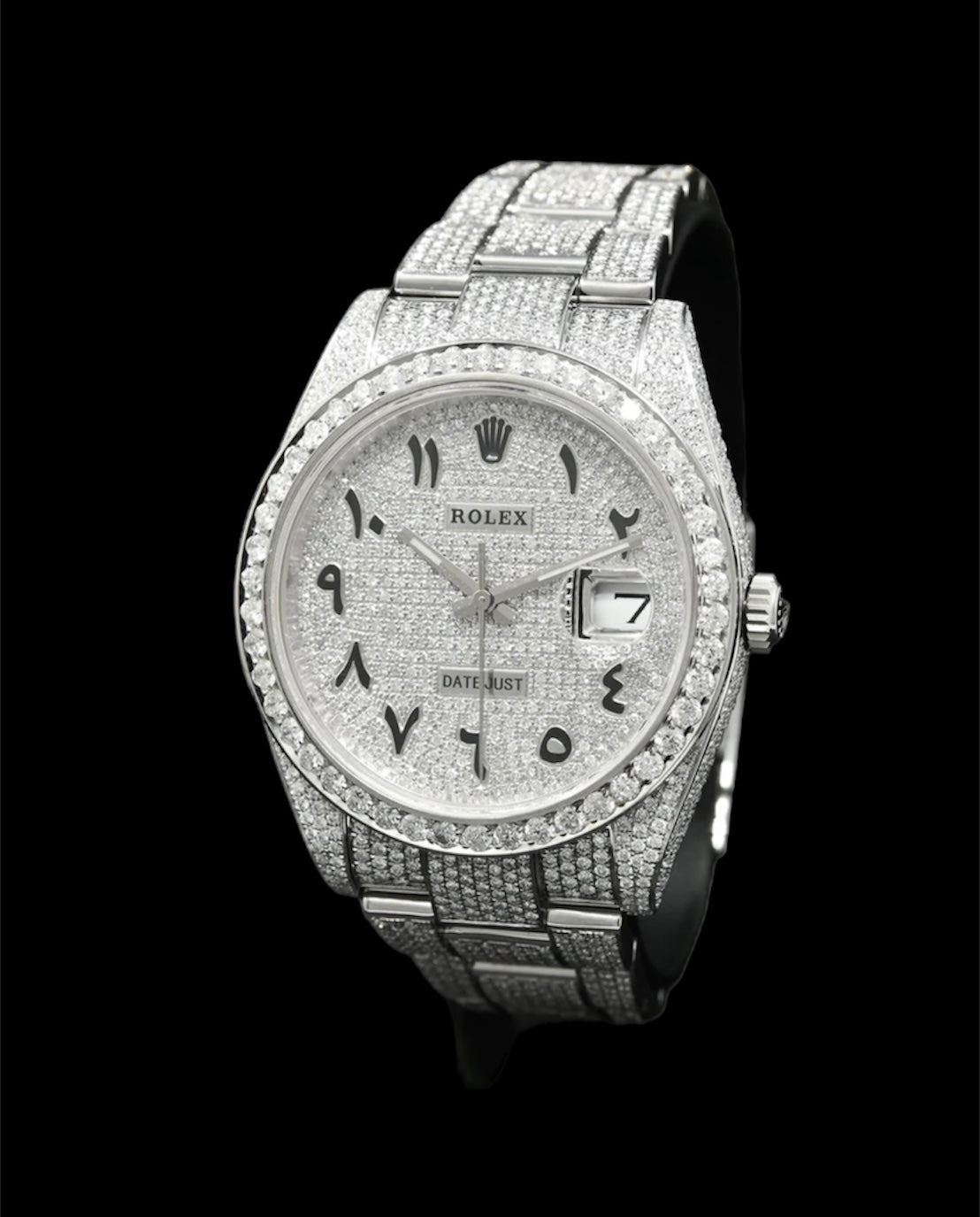 Rolex Datejust 41mm Acier | Full Diamants 🔘