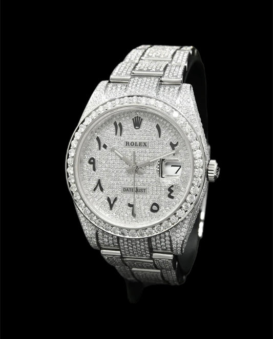 Rolex Datejust 41mm Acier | Full Diamants 🔘