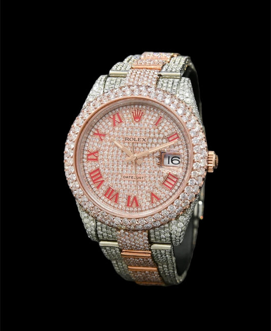 Rolex Datejust 41mm Or Rose et Acier | Custom Chiffre Romain 🔴