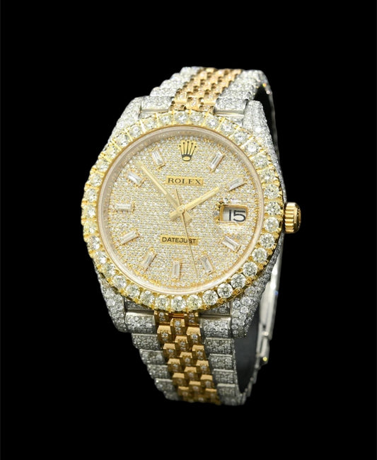 Rolex Datjust 2 Tons 41mm Or et Acier | Full Diamants 💎