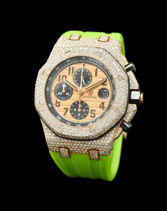 Audemars Piguet Royal Oak Offshore Or Rose | Custom Diamants 🟢