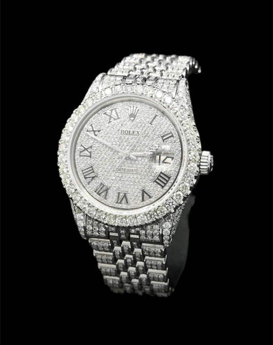 Rolex Datejust 36mm Acier | Full Diamants 🔘