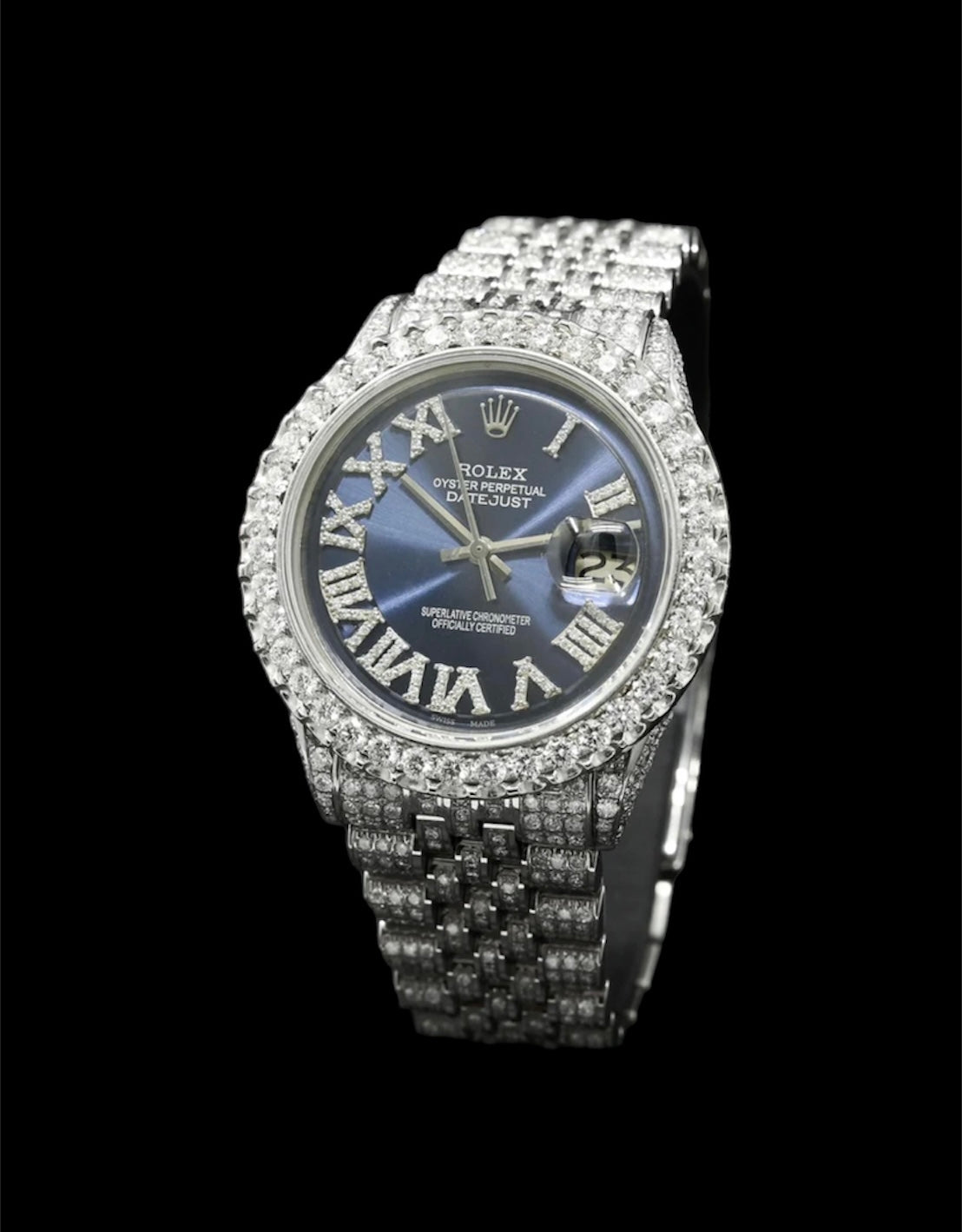 Rolex Datejus 36mm Acier | Full Diamants 🔵