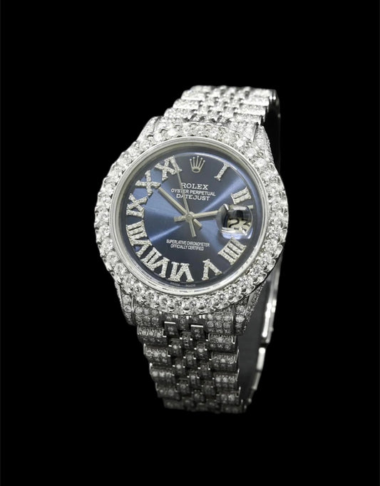 Rolex Datejus 36mm Acier | Full Diamants 🔵