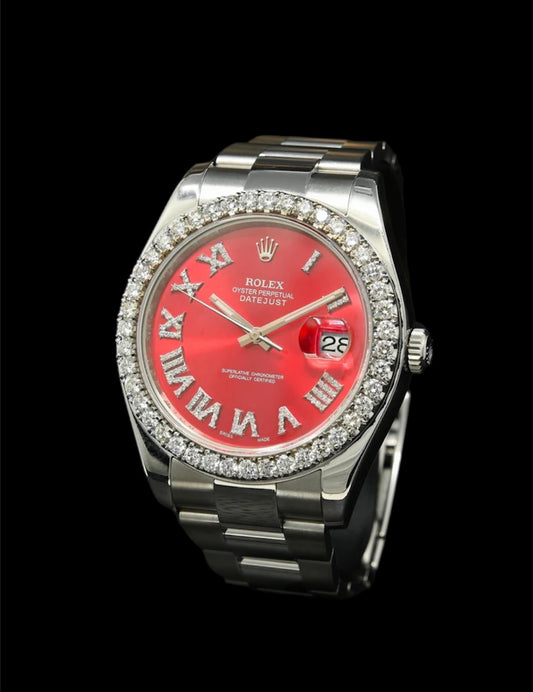 Rolex Datejust 41mm Acier | Chiffre Romain 🔴