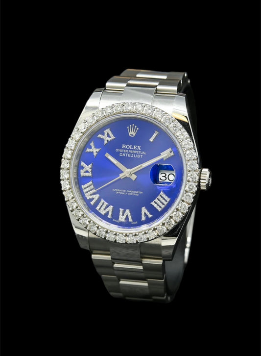 Rolex Datejust 41mm Acier | Chiffre Romain 🔵