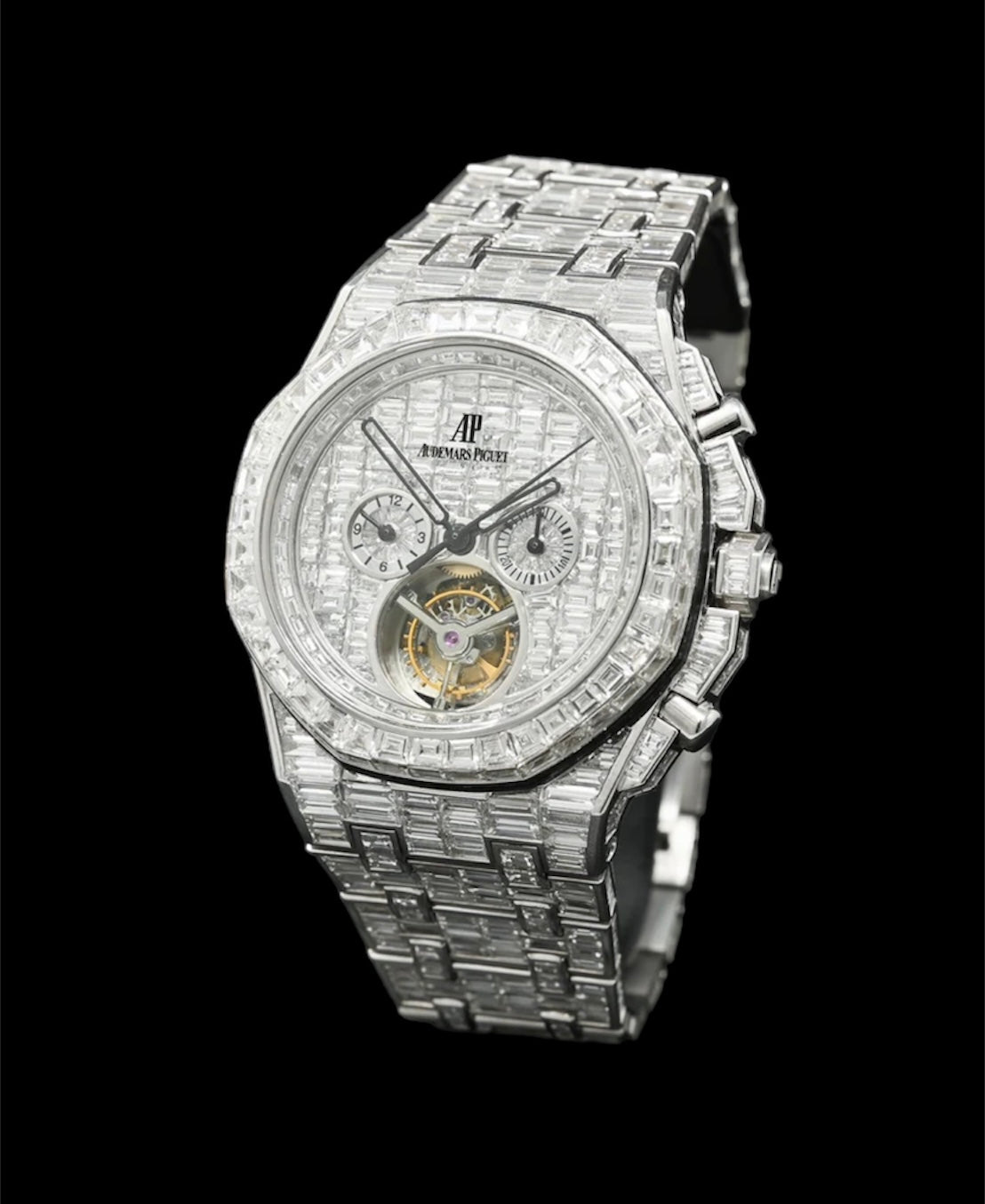 Audemars Piguet Roayal Oak Offshore Tourbillon | Emerald Cut | Full Diamants 💎